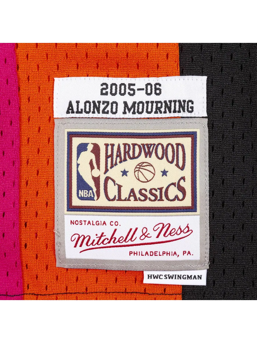 Джерси Mitchell & Ness x NBA Miami Heat 2005-06 Swingman Jersey 'Alonzo Mourning 33' — изображение 2 из 2, черный
