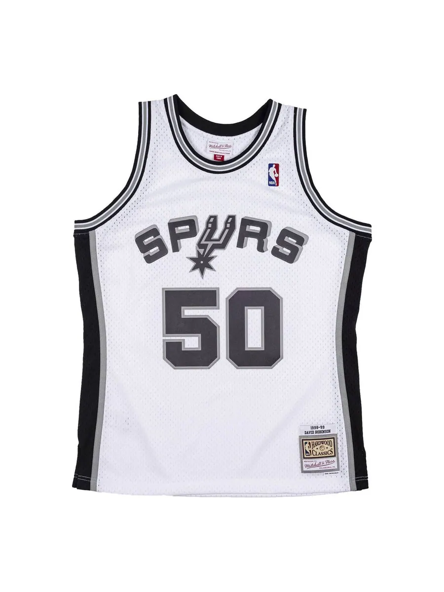Джерси Mitchell & Ness x NBA San Antonio Spurs 1998-99 Swingman Jersey 'David Robinson 50' — изображение 1 из 3, белый