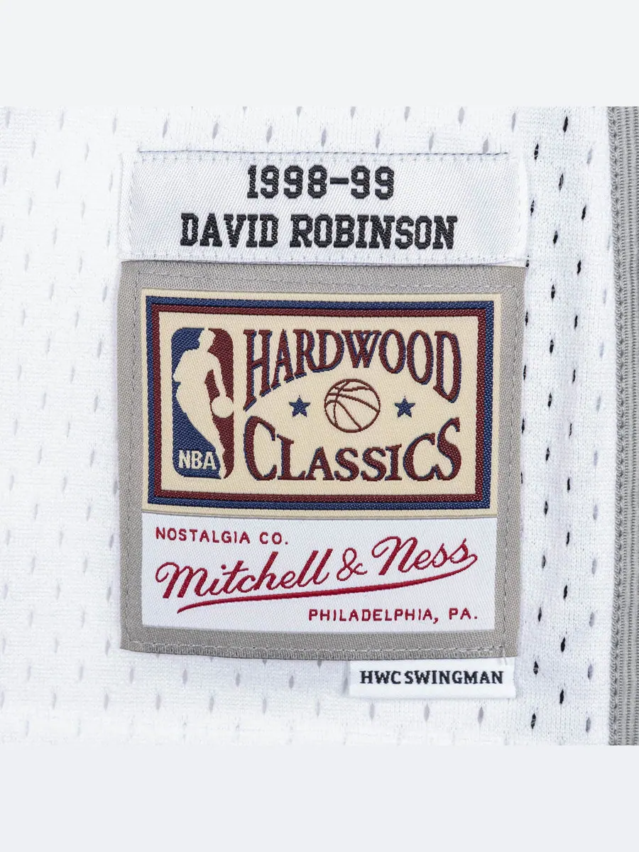 Джерси Mitchell & Ness x NBA San Antonio Spurs 1998-99 Swingman Jersey 'David Robinson 50' — изображение 3 из 3, белый