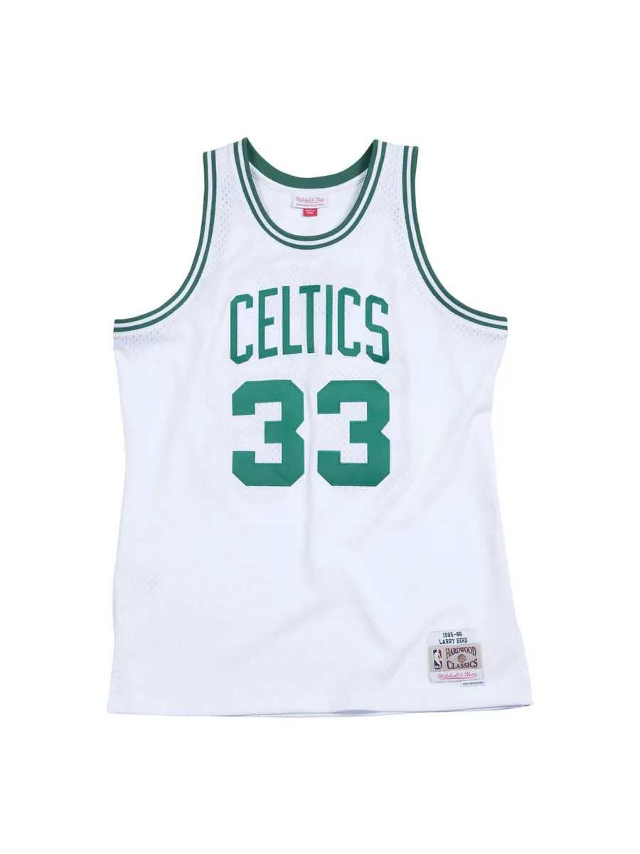 Джерси Mitchell & Ness x NBA Boston Celtics Home 1985-86 Swingman Jersey 'Larry Bird 33' — изображение 1 из 2, белый