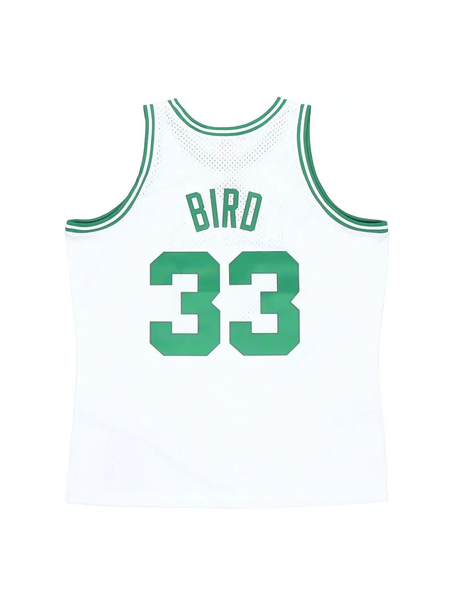 Джерси Mitchell & Ness x NBA Boston Celtics Home 1985-86 Swingman Jersey 'Larry Bird 33' — изображение 2 из 2, белый