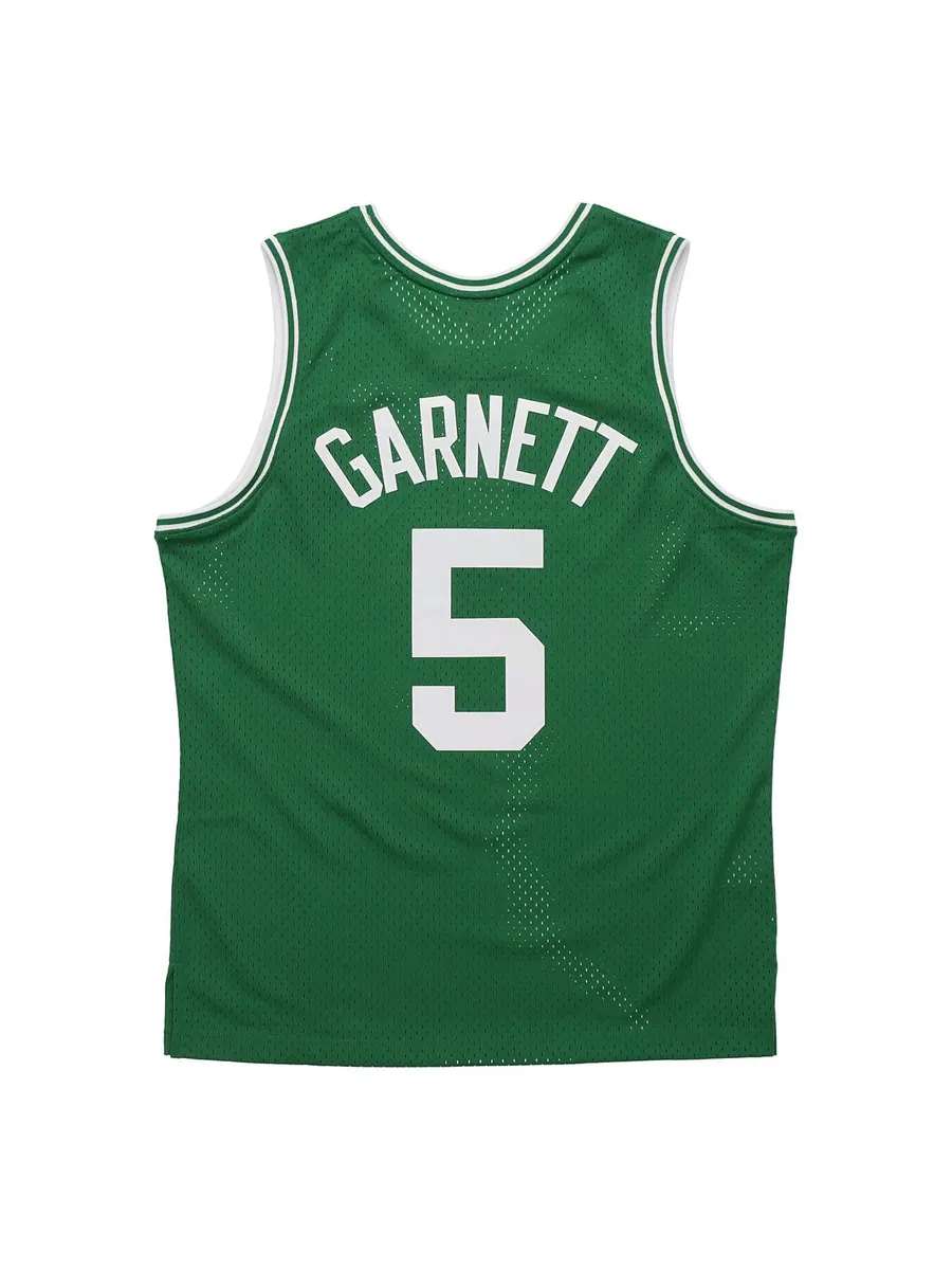 Джерси Mitchell & Ness x NBA Boston Celtics 2007-08 Road Swingman Jersey 'Kevin Garnett 5' — изображение 2 из 2, зеленый