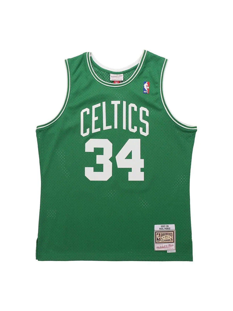 Джерси Mitchell & Ness x NBA Boston Celtics Road 2007-08 Swingman Jersey 'Paul Pierce 34' — изображение 1 из 2, зеленый