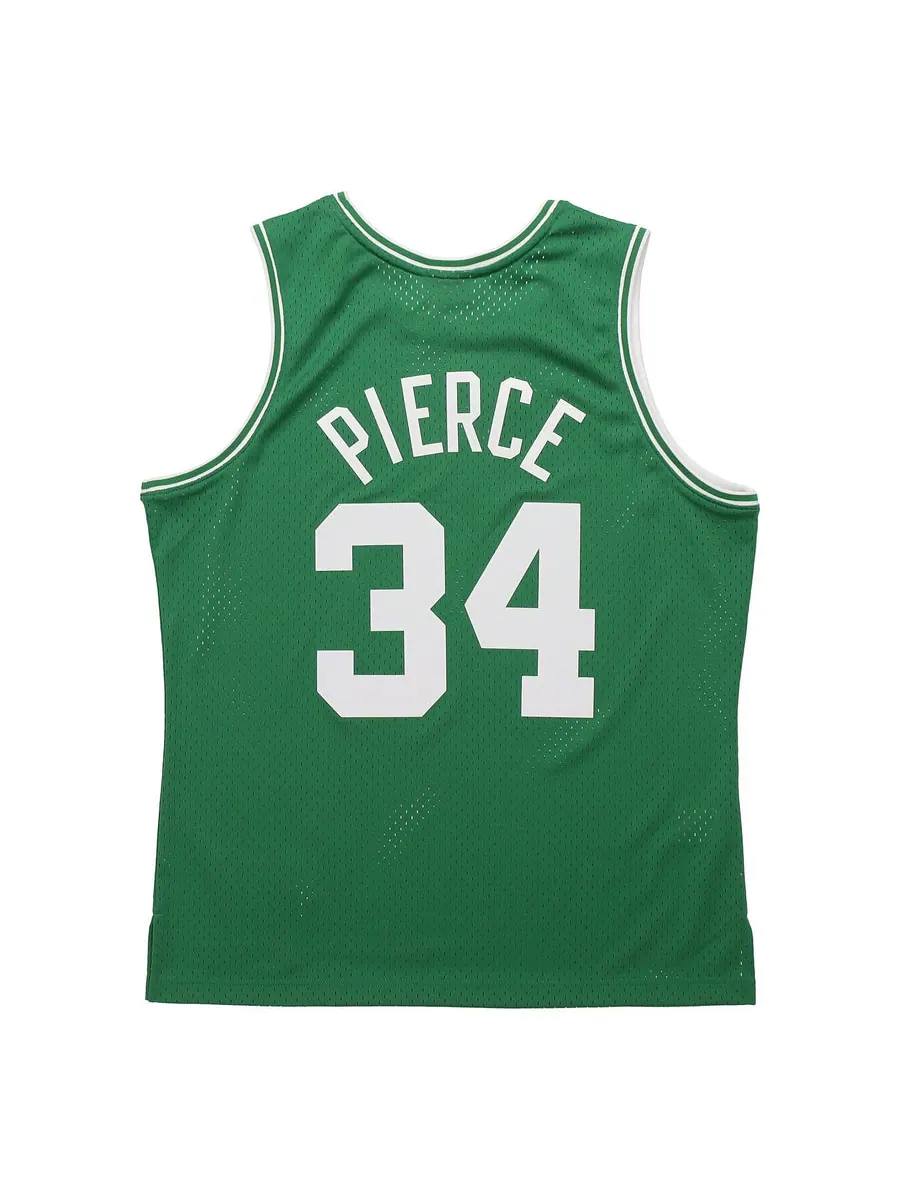Джерси Mitchell & Ness x NBA Boston Celtics Road 2007-08 Swingman Jersey 'Paul Pierce 34' — изображение 2 из 2, зеленый