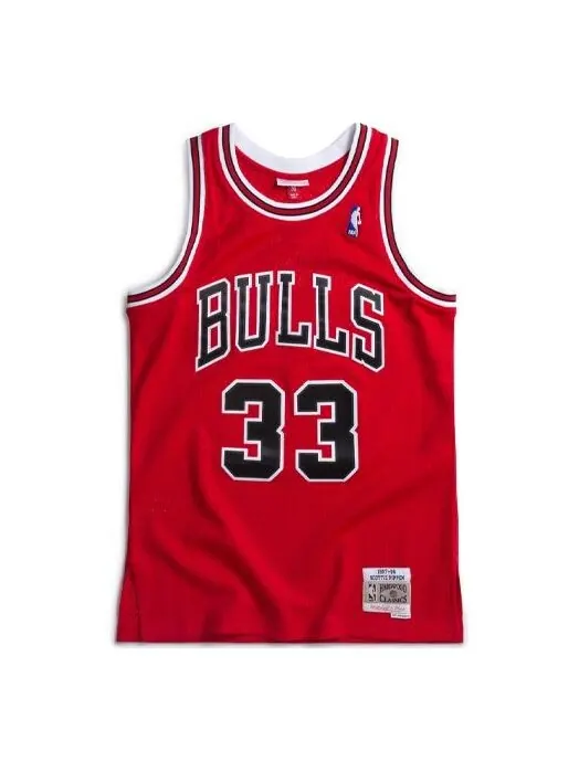 Майка Mitchell & Ness NBA SW 97-98 33 — изображение 1 из 4, красный