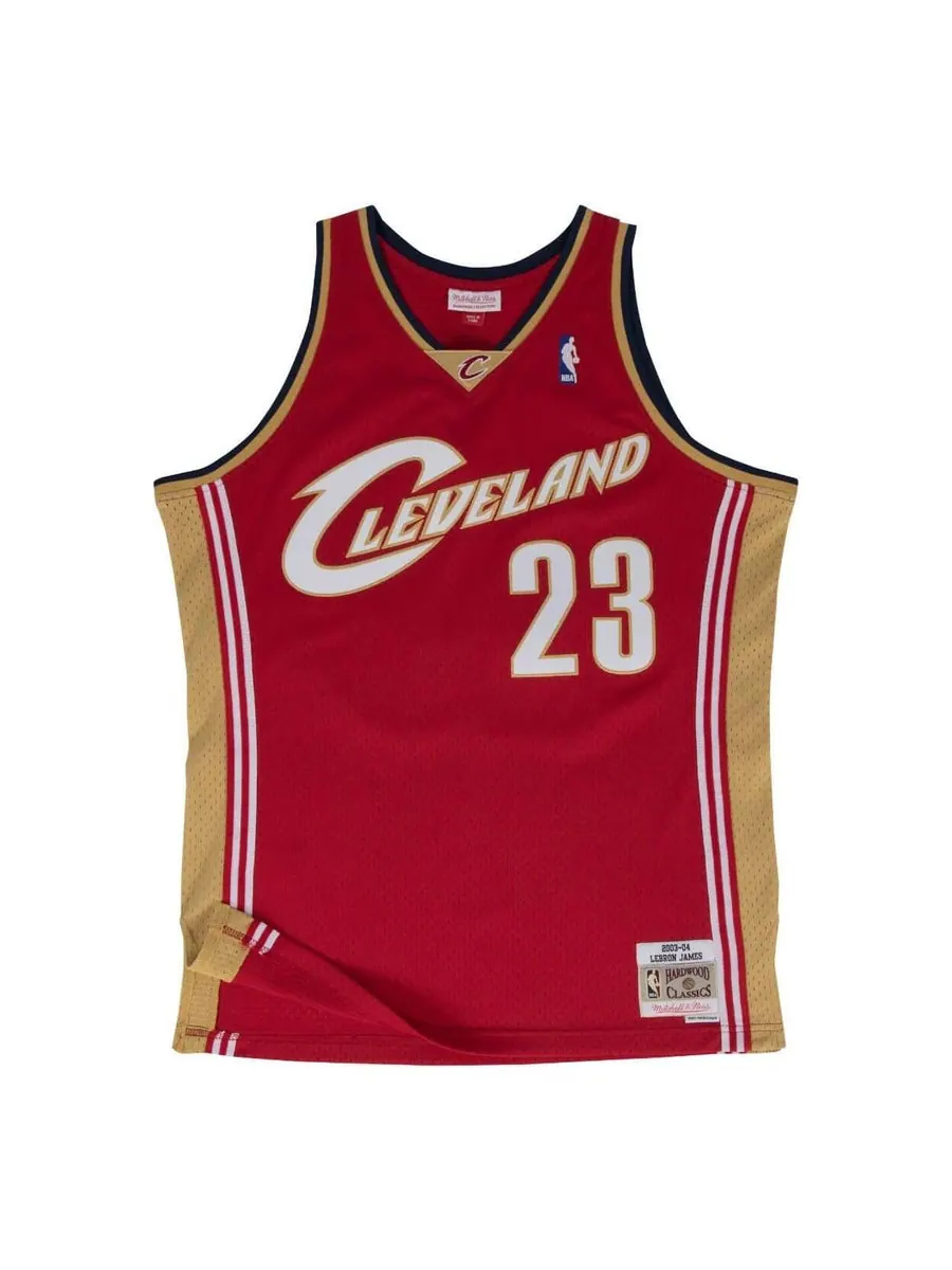 Джерси Mitchell & Ness x NBA Cleveland Cavaliers 2003-04 Road Swingman Jersey 'Lebron James 23' — изображение 1 из 2, красный