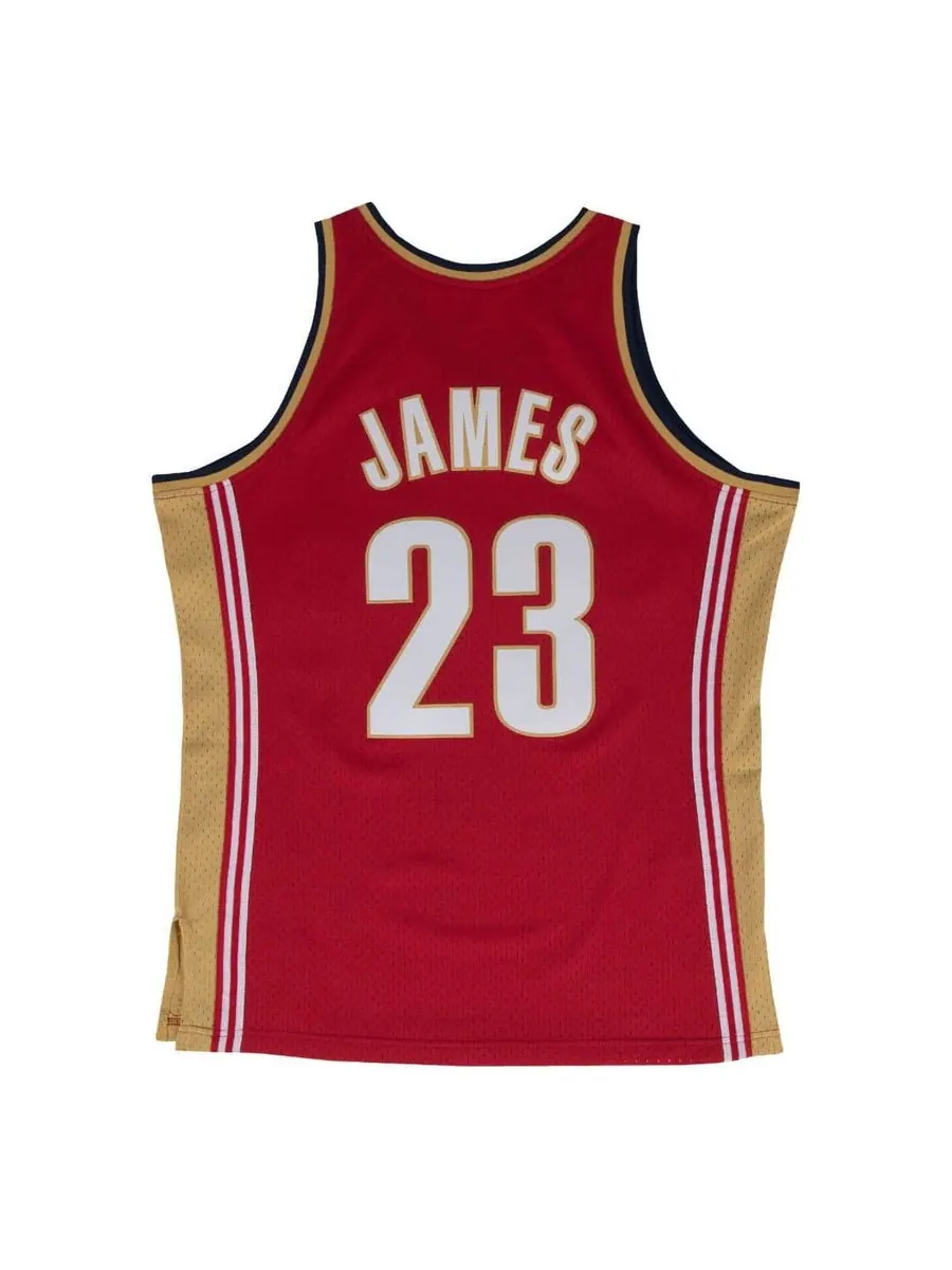 Джерси Mitchell & Ness x NBA Cleveland Cavaliers 2003-04 Road Swingman Jersey 'Lebron James 23' — изображение 2 из 2, красный