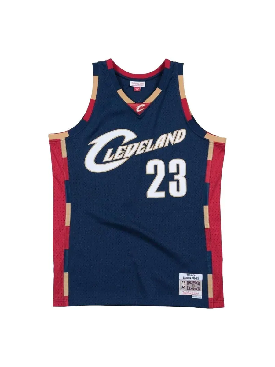 Джерси Mitchell & Ness NBA Swingman Jersey Cleveland Cavaliers Alternate 2008-09 Lebron James 'Navy Red' — изображение 1 из 2