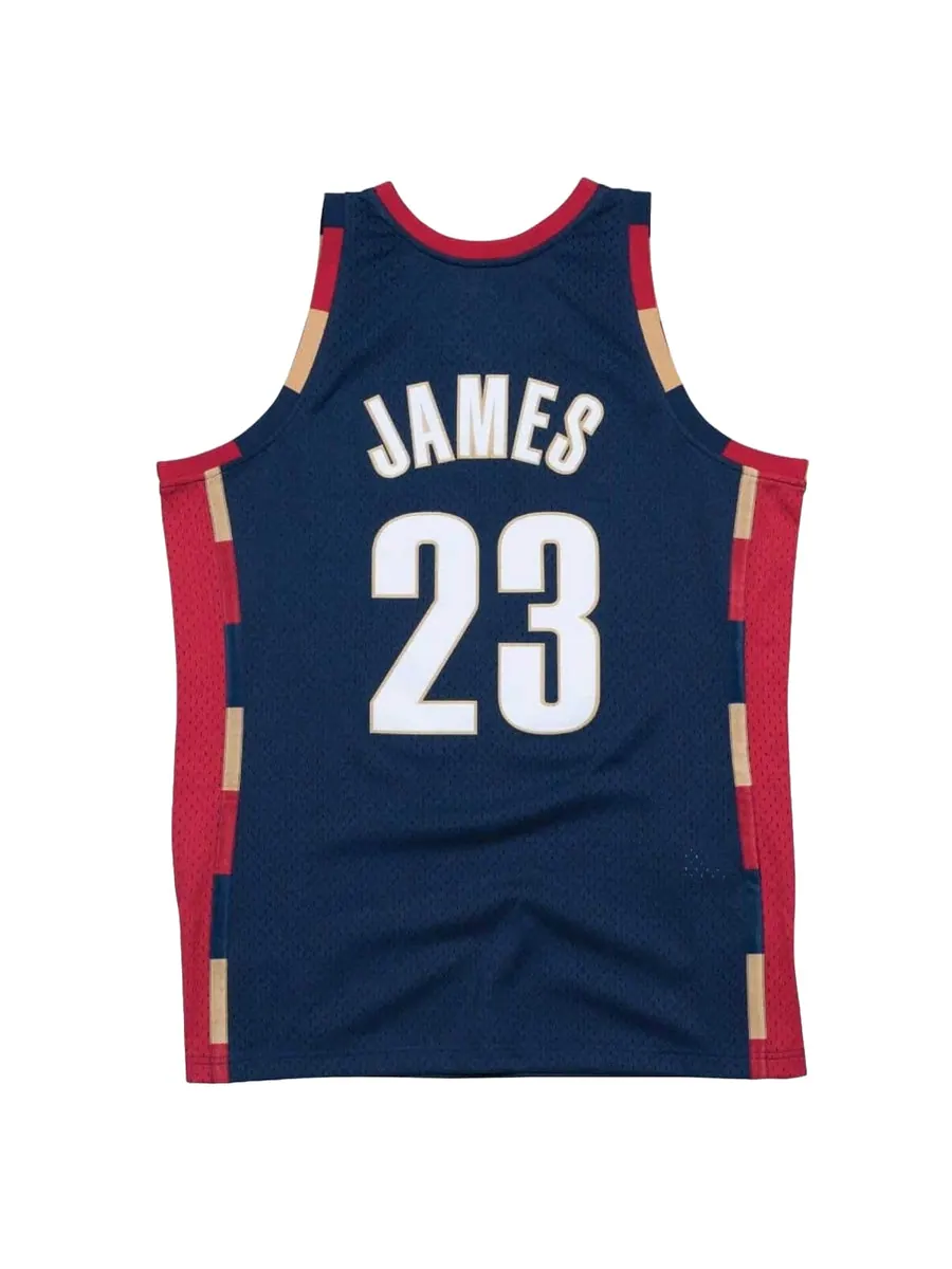 Джерси Mitchell & Ness NBA Swingman Jersey Cleveland Cavaliers Alternate 2008-09 Lebron James 'Navy Red' — изображение 2 из 2