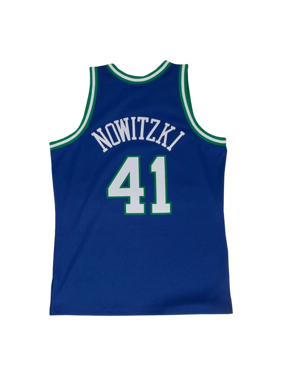 Джерси Mitchell & Ness x Dallas Mavericks Road 1998-99 Swingman Jersey 'Dirk Nowitzki 41' — изображение 2 из 2, синий