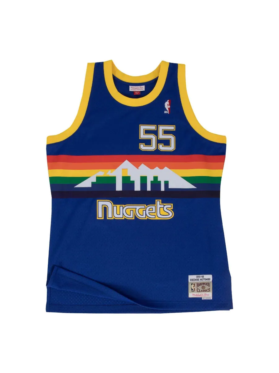 Джерси Mitchell & Ness x NBA Denver Nuggets Road 1991-92 Swingman Jersey 'Dikembe Mutombo 55' — изображение 1 из 2