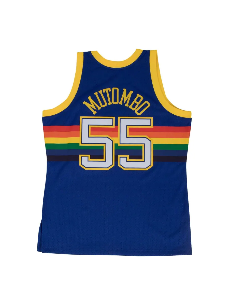 Джерси Mitchell & Ness x NBA Denver Nuggets Road 1991-92 Swingman Jersey 'Dikembe Mutombo 55' — изображение 2 из 2