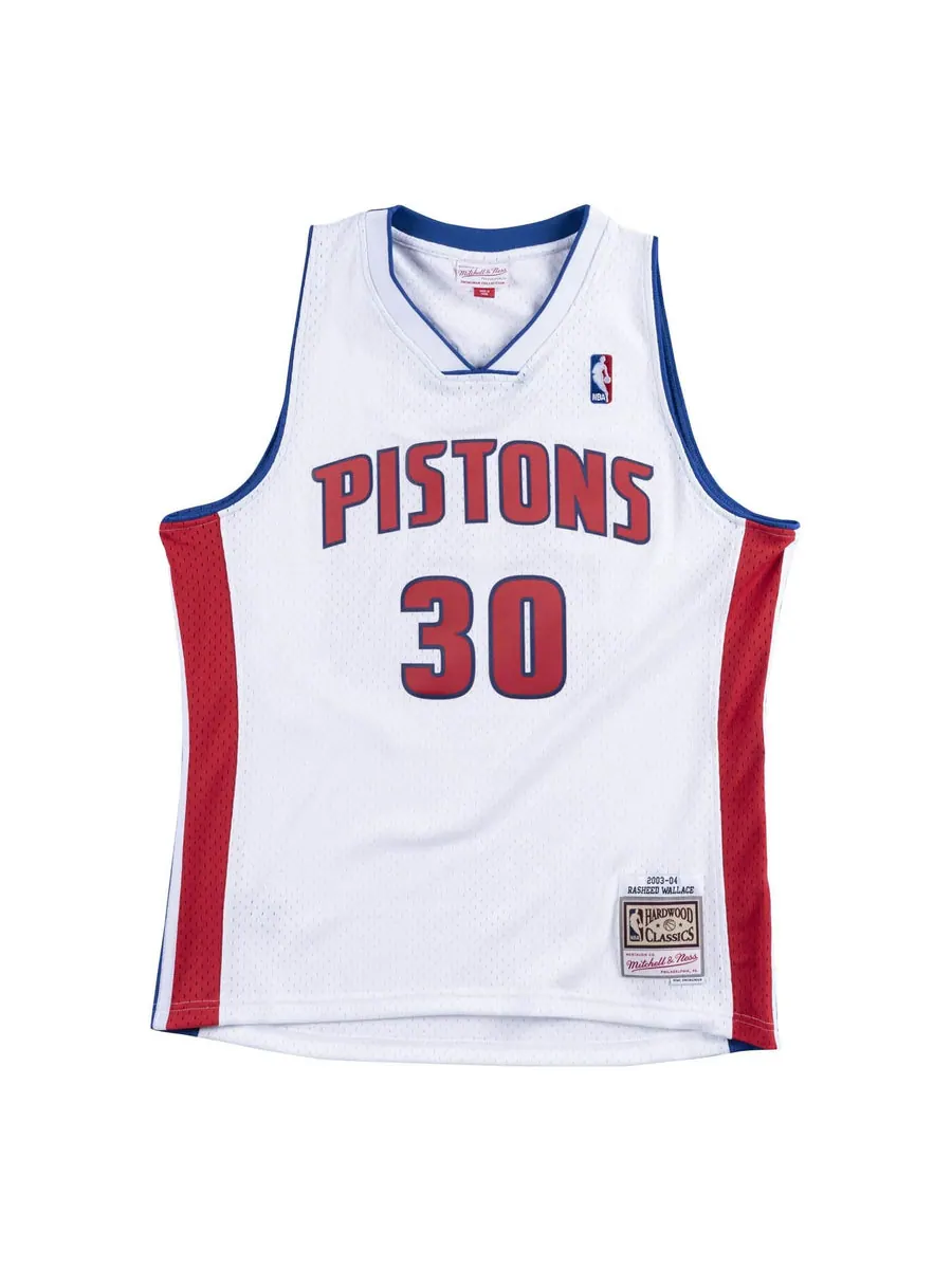 Джерси Mitchell & Ness NBA Swingman Rasheed Wallace Detroit Pistons Home 2003-04 Jersey 'White' — изображение 1 из 2, белый