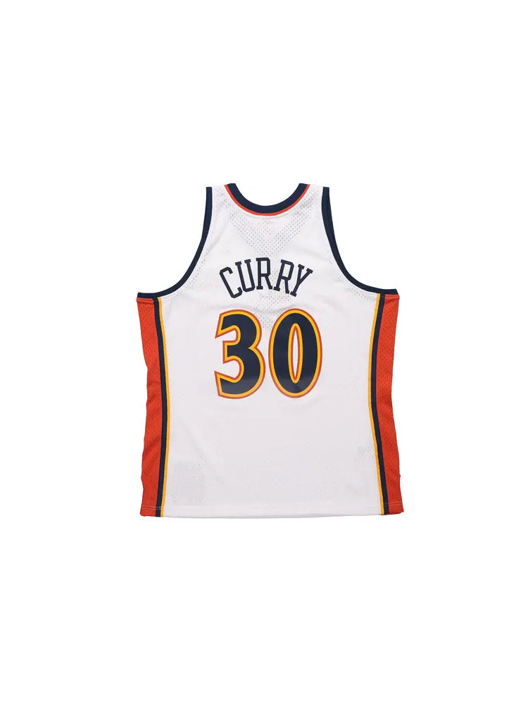 Баскетбольное джерси M&N G2 Swingman Warriors '0910 #30' Stephen Curry — изображение 2 из 4, белый