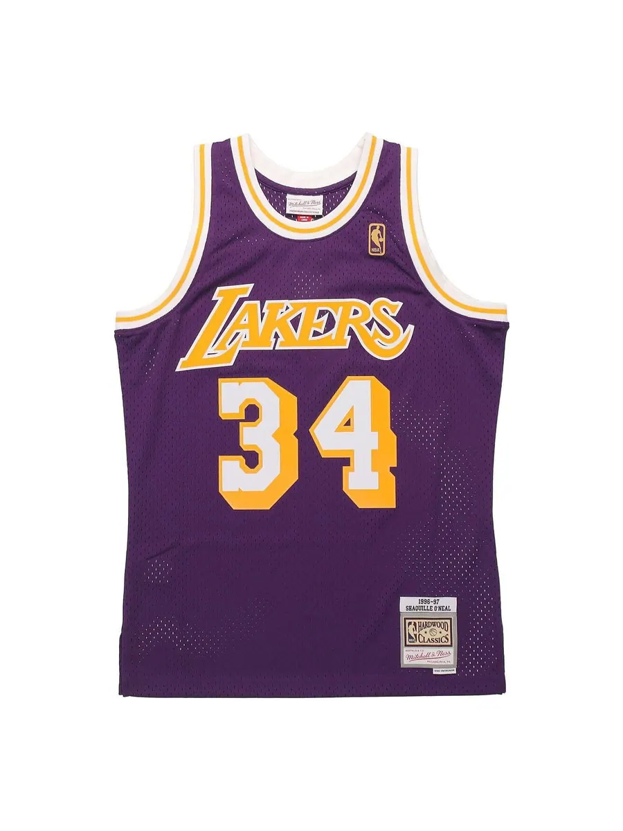 Джерси Mitchell & Ness x NBA Los Angeles Lakers 1996-97 Road Swingman Jersey 'Shaquille O'Neal 34' — изображение 1 из 2