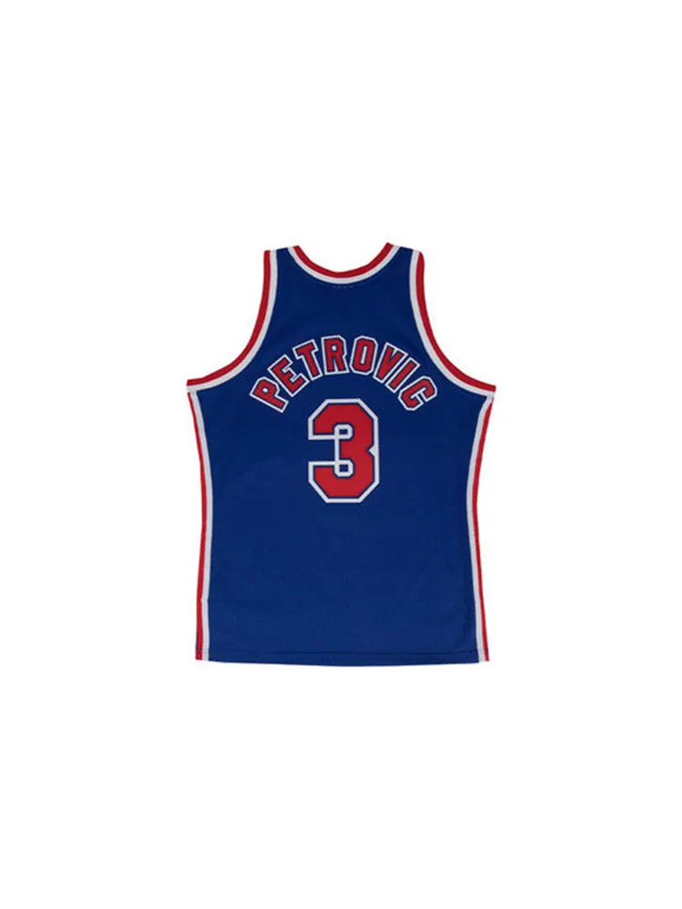Баскетбольное джерси Mitchell & Ness NBA Swingman Jersey 'New Jersey Nets - Draen Petrovi 1992/93' — изображение 2 из 2
