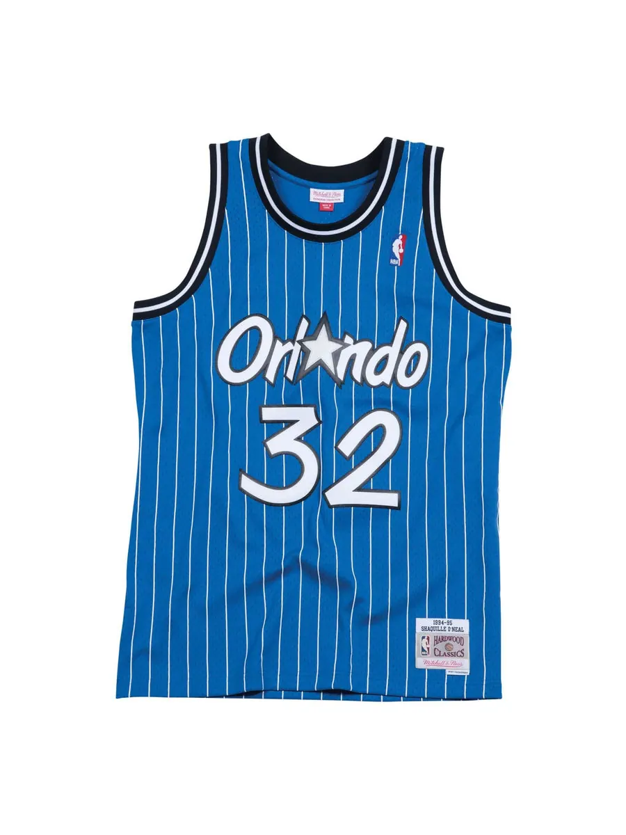 Джерси Mitchell & Ness Swingman Jersey Orlando Magic Road 1994-95 Shaquille O'Neal 'Blue White' — изображение 1 из 2, синий