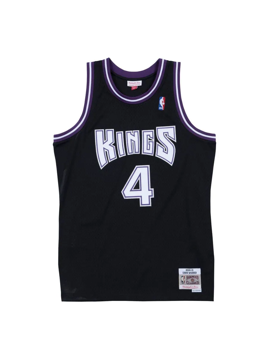 Джерси Mitchell & Ness NBA Chris Webber Sacramento Kings 2000/01 Road Swingman Jersey #4 — изображение 1 из 3, черный