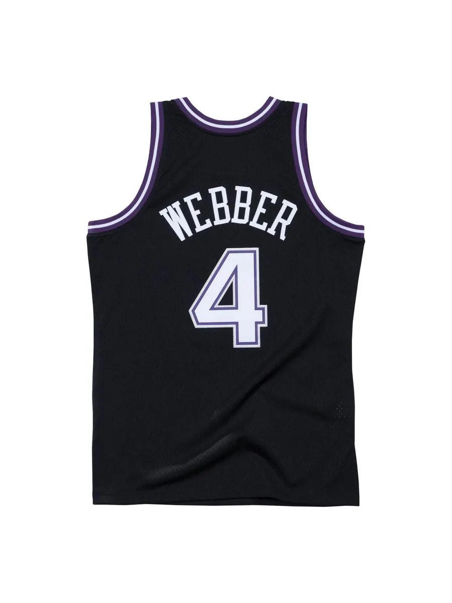 Джерси Mitchell & Ness NBA Chris Webber Sacramento Kings 2000/01 Road Swingman Jersey #4 — изображение 2 из 3, черный
