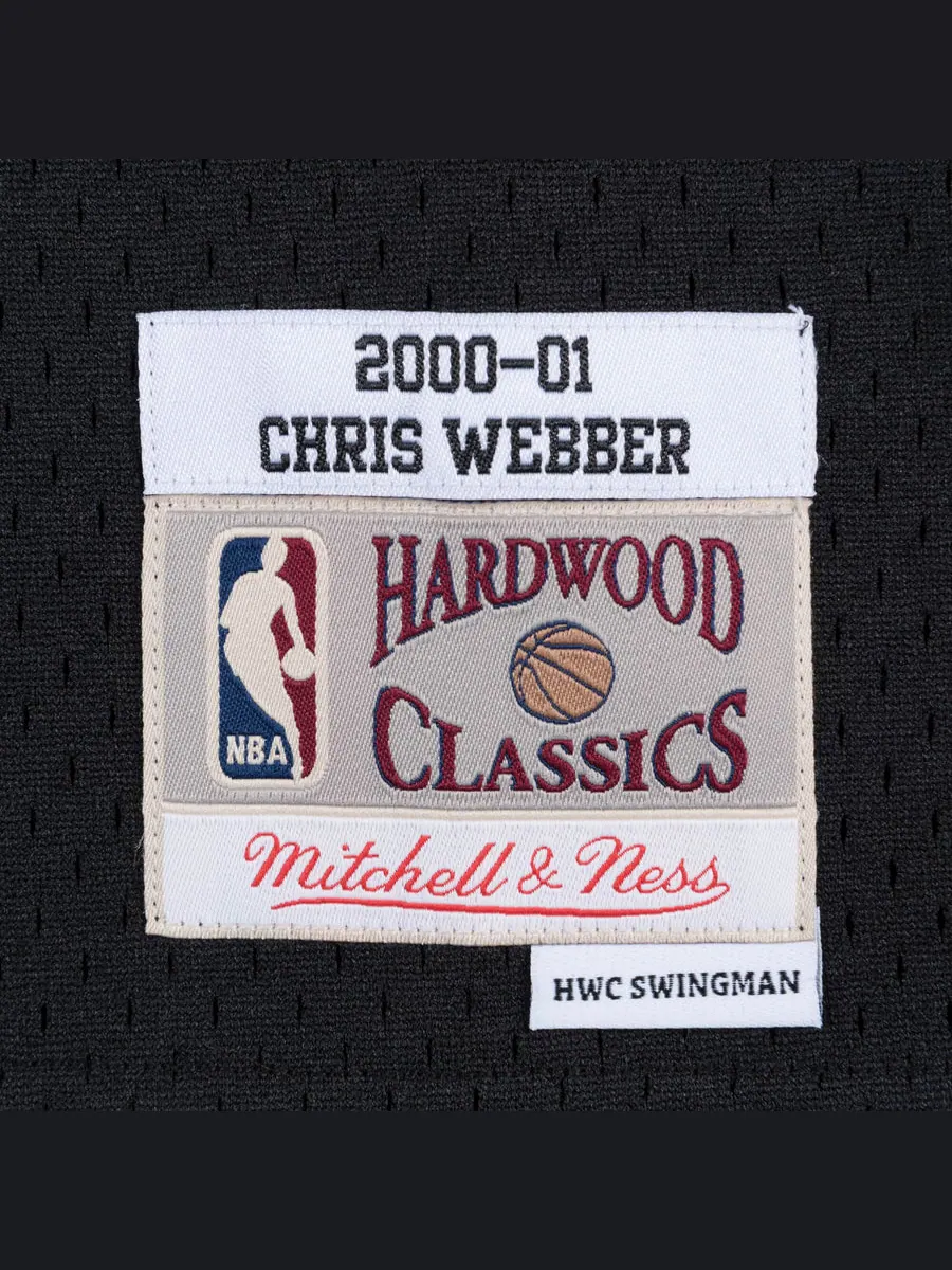Джерси Mitchell & Ness NBA Chris Webber Sacramento Kings 2000/01 Road Swingman Jersey #4 — изображение 3 из 3, черный