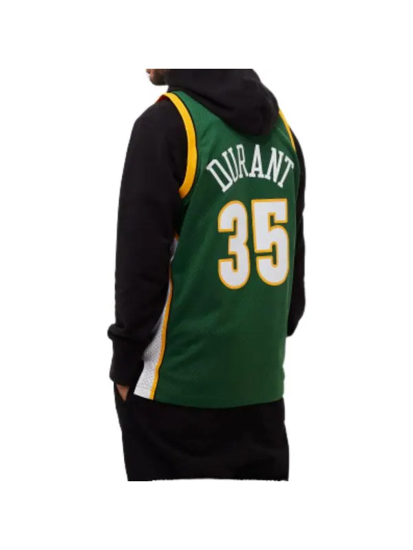 Майка Mitchell & Ness NBA 07-08 35 — изображение 3 из 4, зеленый