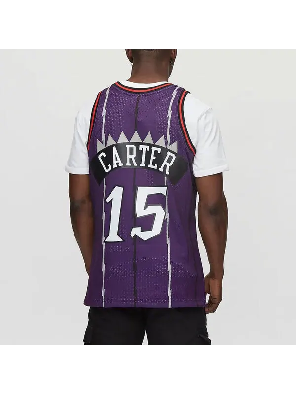 Майка Mitchell & Ness NBA SW 98-99 15 — изображение 4 из 4, фиолетовый