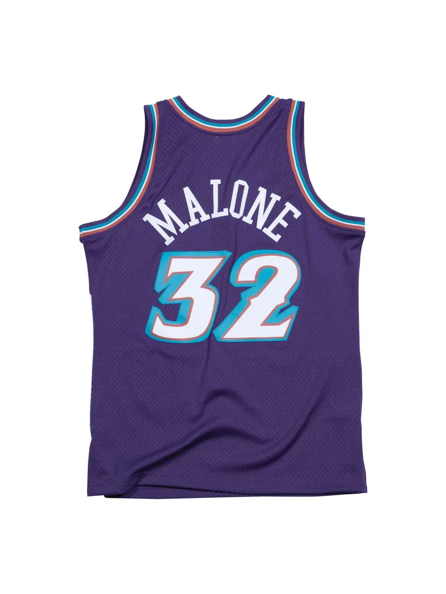 Джерси Mitchell & Ness x NBA Utah Jazz 1996-97 Road Swingman Jersey 'Karl Malone 32' — изображение 2 из 2, фиолетовый