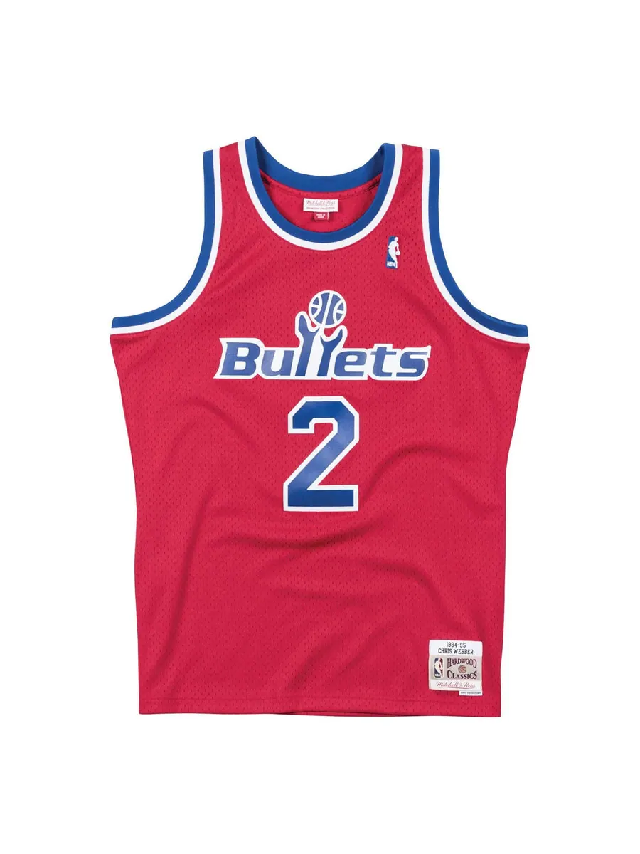 Джерси Mitchell & Ness x NBA Washington Bullets 1994-95 Road Swingman Jersey 'Chris Webber 2' — изображение 1 из 2, красный