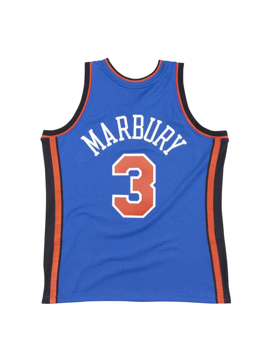 Джерси Mitchell & Ness x NBA New York Knicks 2005-06 Swingman Jersey 'Stephon Marbury 3' — изображение 2 из 3, синий