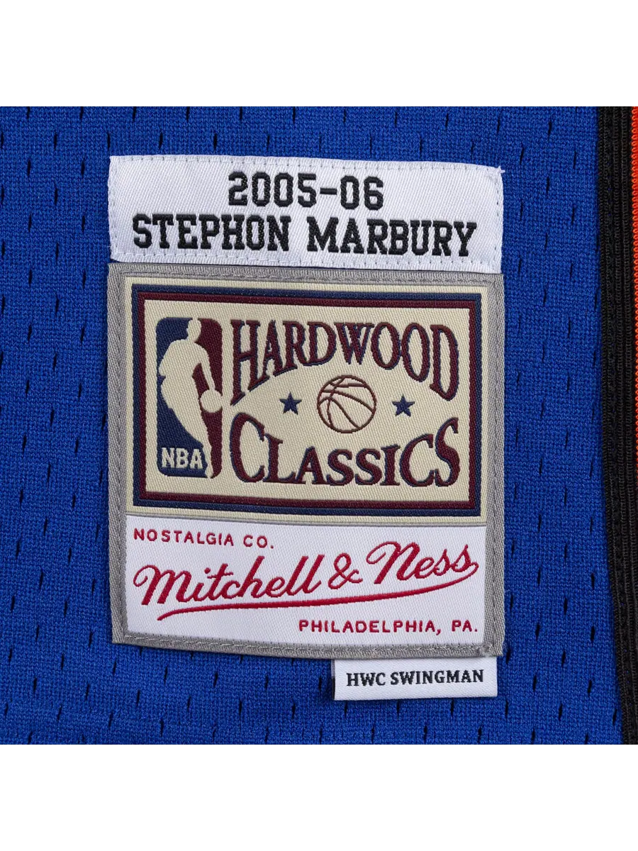 Джерси Mitchell & Ness x NBA New York Knicks 2005-06 Swingman Jersey 'Stephon Marbury 3' — изображение 3 из 3, синий