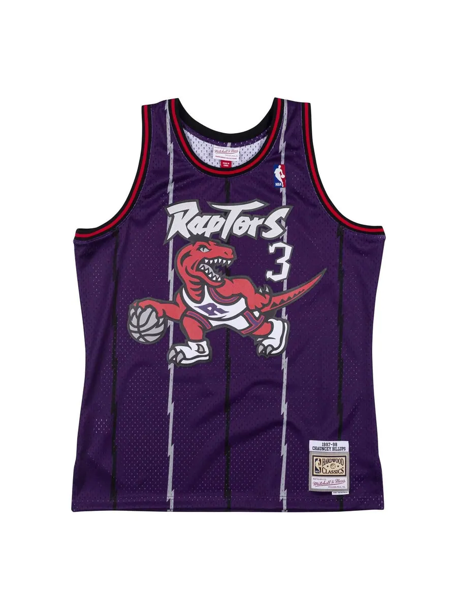 Джерси Mitchell & Ness x NBA Toronto Raptors 1997-98 Swingman Jersey 'Chauncey Billups 3' — изображение 1 из 3, фиолетовый