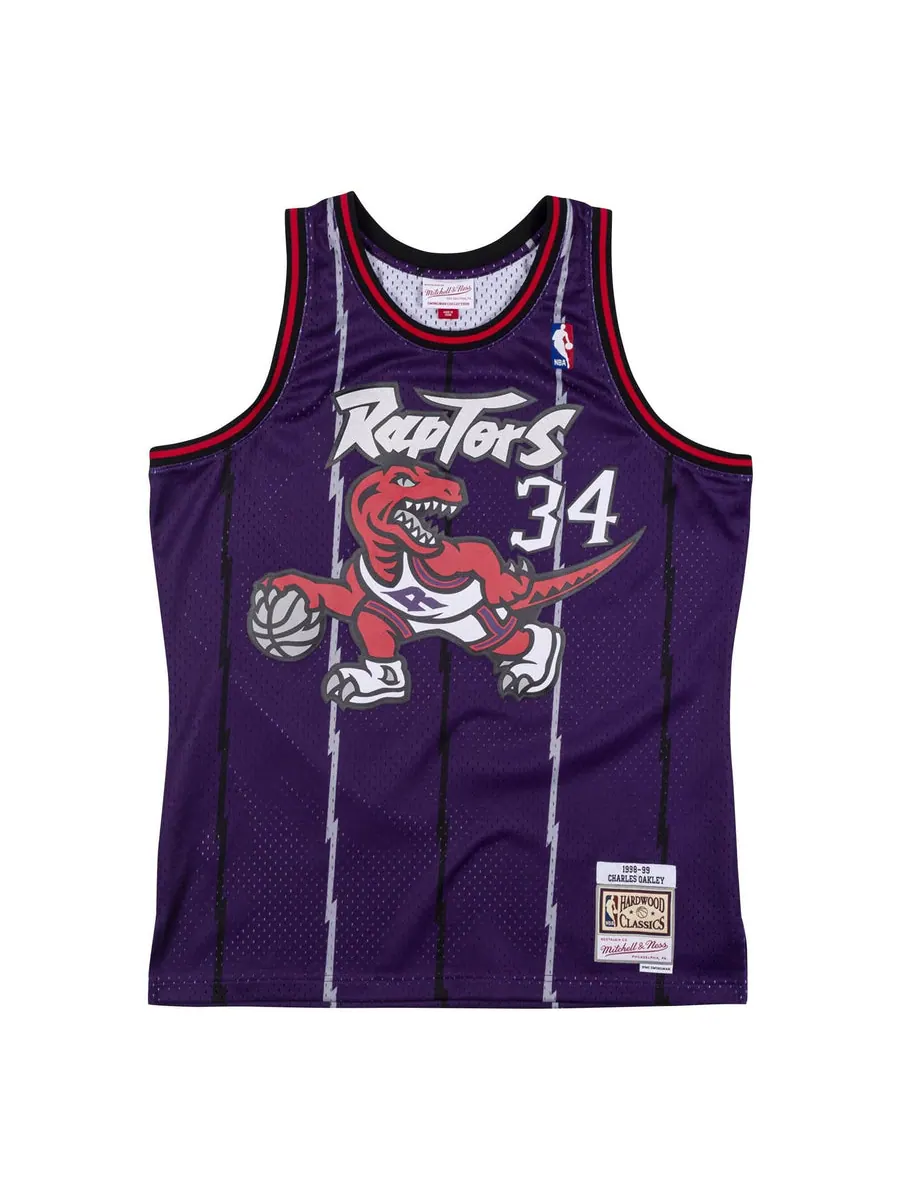Джерси Mitchell & Ness x NBA Toronto Raptors 1998-99 Swingman Jersey 'Charles Oakley 34' — изображение 1 из 3, фиолетовый
