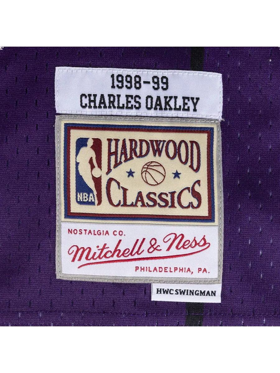 Джерси Mitchell & Ness x NBA Toronto Raptors 1998-99 Swingman Jersey 'Charles Oakley 34' — изображение 3 из 3, фиолетовый