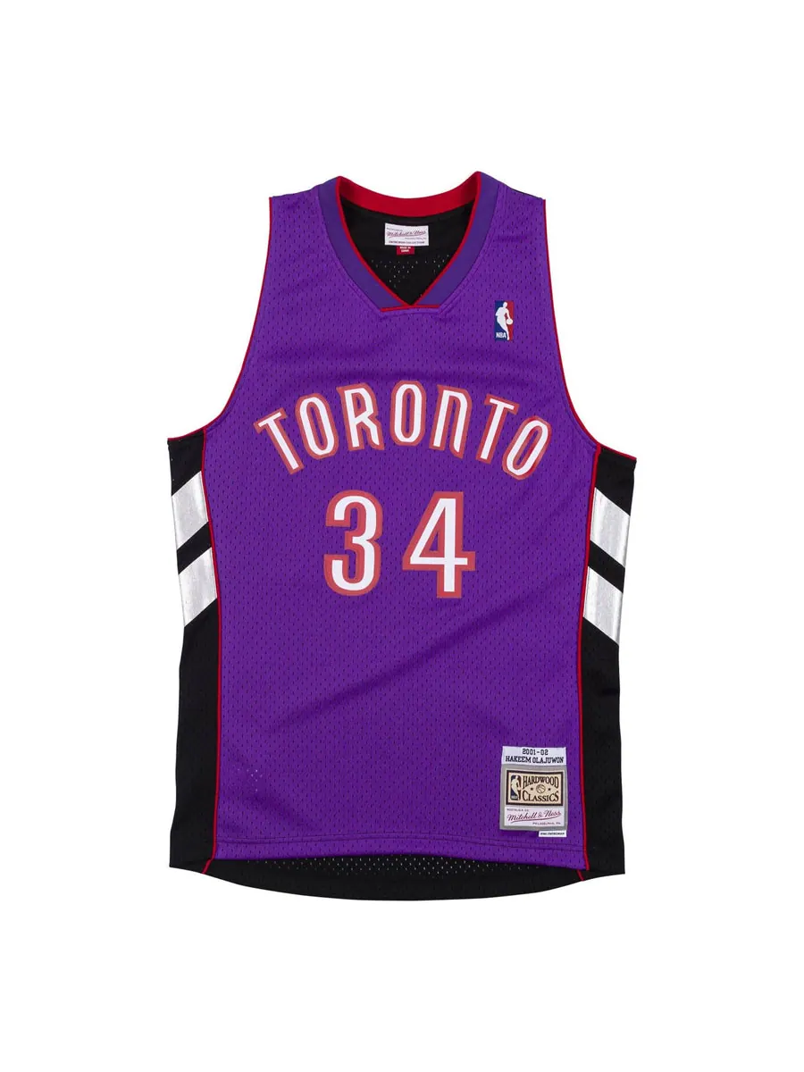 Джерси Mitchell & Ness x NBA Toronto Raptors 2001-02 Swingman Jersey 'Hakeem Olajuwon 34' — изображение 1 из 3, фиолетовый