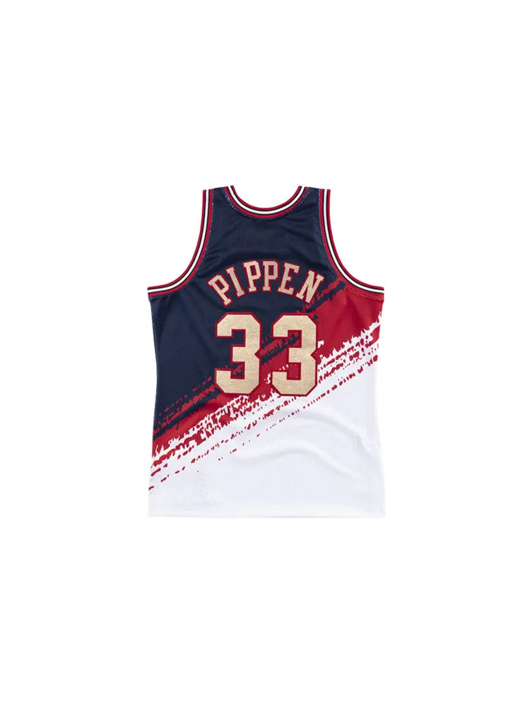 Баскетбольное джерси Mitchell & Ness NBA SW 97-98 33 — изображение 2 из 2