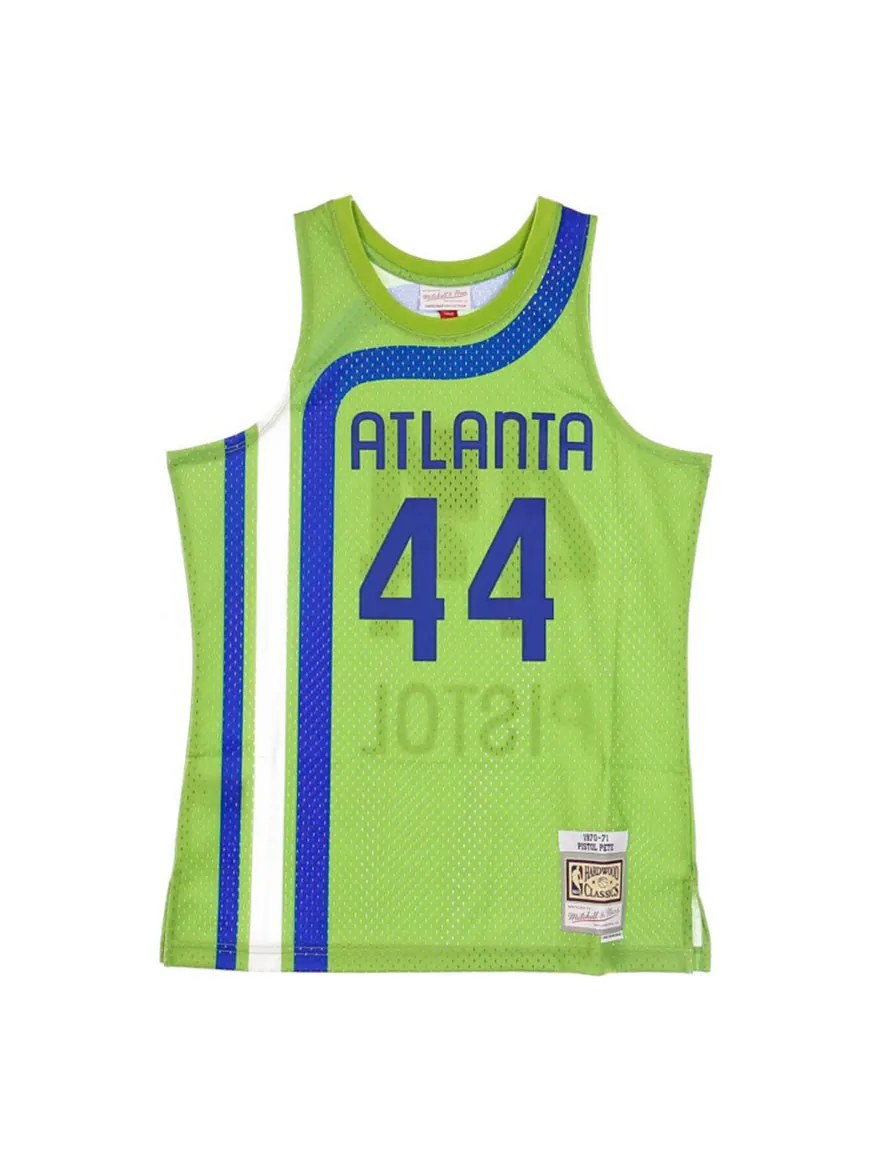 Баскетбольное джерси Mitchell & Ness NBA Swingman Jersey Atlanta Hawks 1970-71 Pete Maravich — изображение 1 из 2