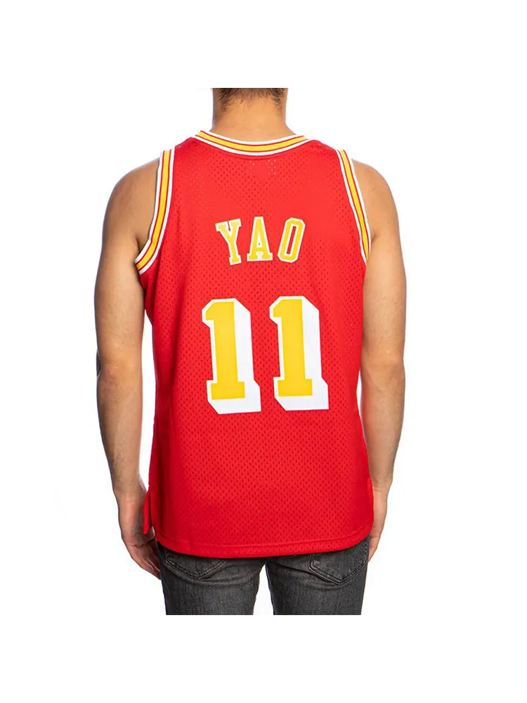 Баскетбольное джерси Mitchell & Ness NBA Houston Rockets Yao Ming #11 04-05 Swingman Jersey — изображение 4 из 6