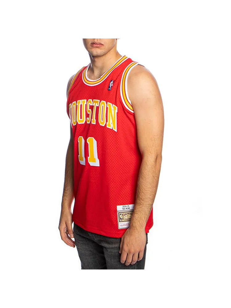 Баскетбольное джерси Mitchell & Ness NBA Houston Rockets Yao Ming #11 04-05 Swingman Jersey — изображение 5 из 6