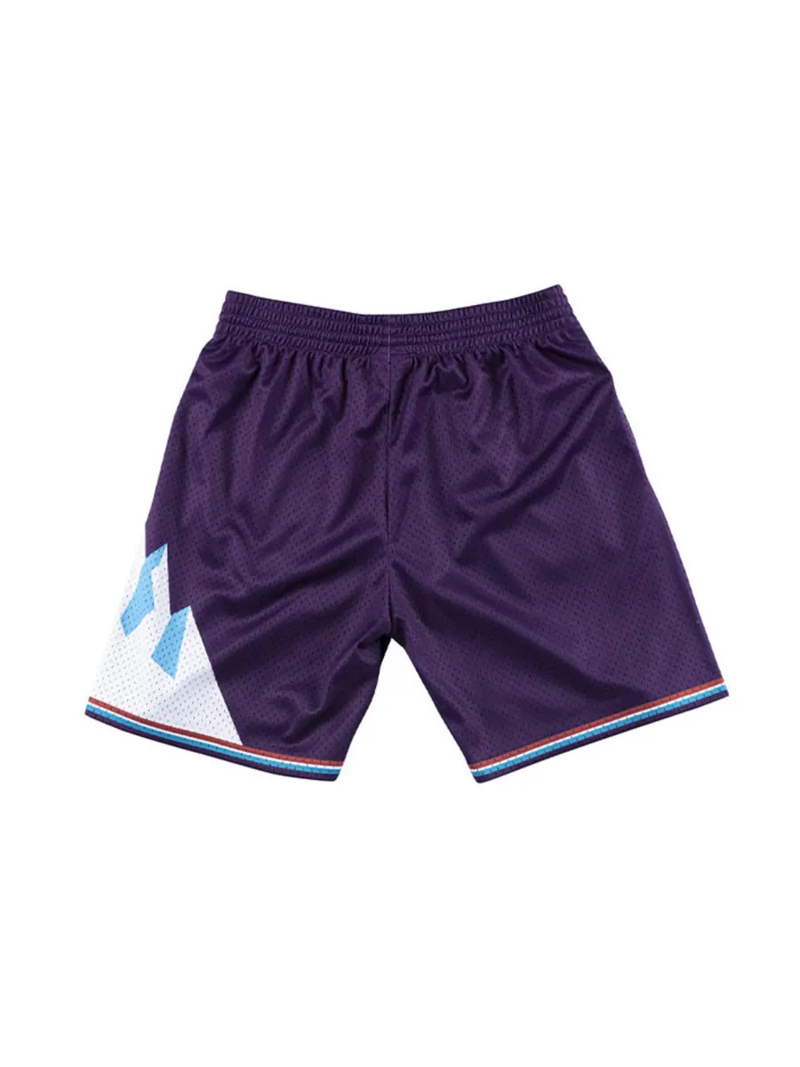 Спортивные шорты Mitchell & Ness NBA Swingman Shorts Utah Jazz 1996-97 'Purple White' — изображение 2 из 4, фиолетовый