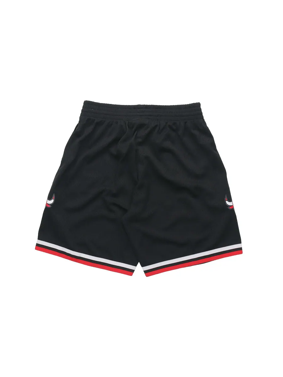 Спортивные шорты Mitchell & Ness NBA Swingman Shorts Chicago Bulls Alternate 1997-98 'Black Red' — изображение 2 из 2, черный