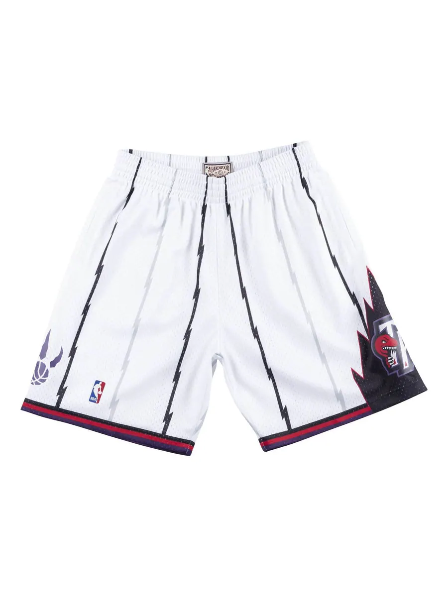 Спортивные шорты Mitchell & Ness NBA Swingman Shorts Toronto Raptors 1998-99 'White' — изображение 1 из 5, белый