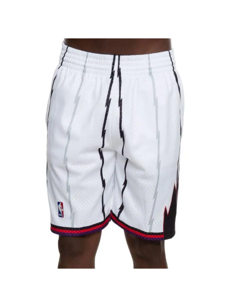 Спортивные шорты Mitchell & Ness NBA Swingman Shorts Toronto Raptors 1998-99 'White' — изображение 3 из 5, белый