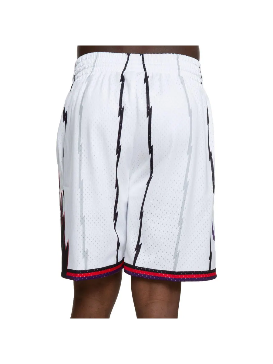 Спортивные шорты Mitchell & Ness NBA Swingman Shorts Toronto Raptors 1998-99 'White' — изображение 4 из 5, белый