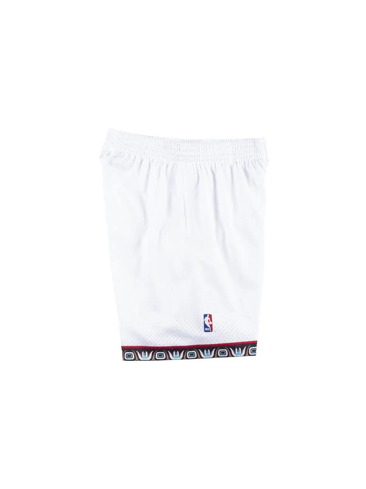 Спортивные шорты Mitchell & Ness NBA Swingman Shorts Vancouver Grizzlies 1998-99 'White' — изображение 4 из 4, белый