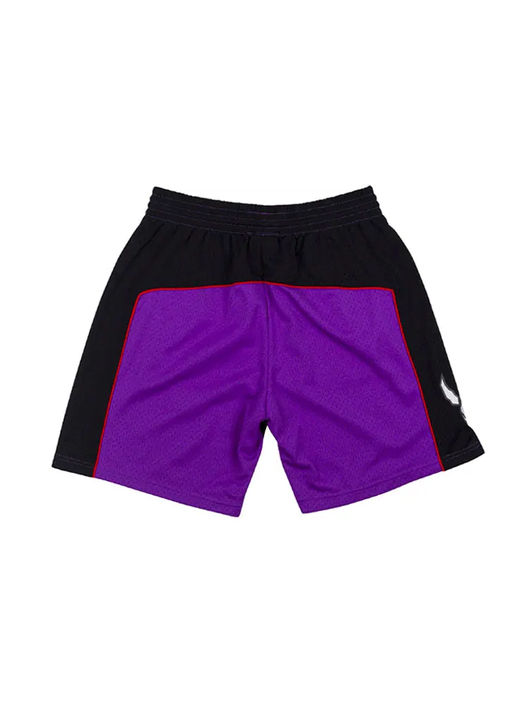 Спортивные шорты Mitchell & Ness NBA Swingman Shorts Toronto Raptors 1999-00 'Purple Black' — изображение 2 из 3, фиолетовый