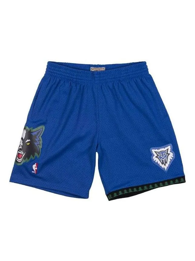 Спортивные шорты Mitchell & Ness x NBA Minnesota Timberwolves 2003-04 Swingman Shorts 'Blue' — изображение 1 из 8, синий