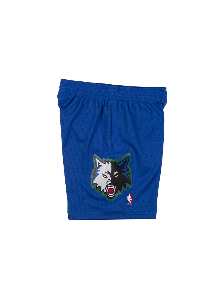 Спортивные шорты Mitchell & Ness x NBA Minnesota Timberwolves 2003-04 Swingman Shorts 'Blue' — изображение 7 из 8, синий