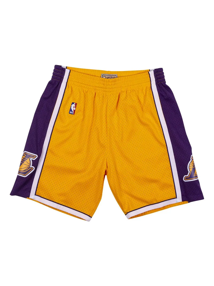 Спортивные шорты Mitchell & Ness NBA Swingman Shorts Los Angeles Lakers 2009-10 'Yellow Purple' — изображение 1 из 7, желтый