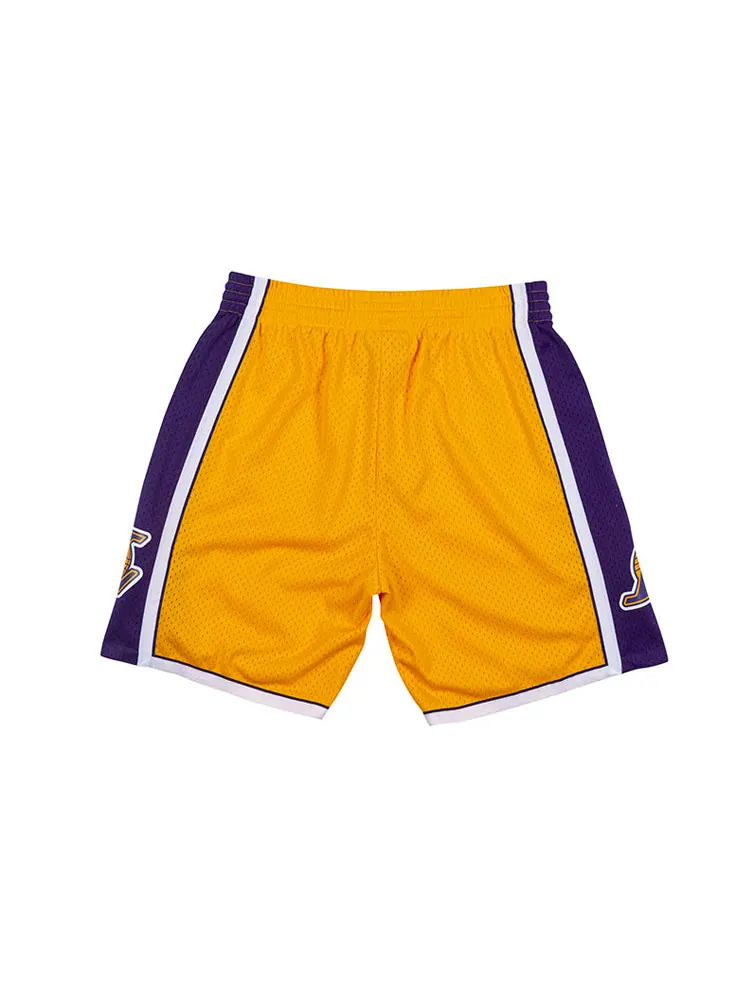 Спортивные шорты Mitchell & Ness NBA Swingman Shorts Los Angeles Lakers 2009-10 'Yellow Purple' — изображение 2 из 7, желтый