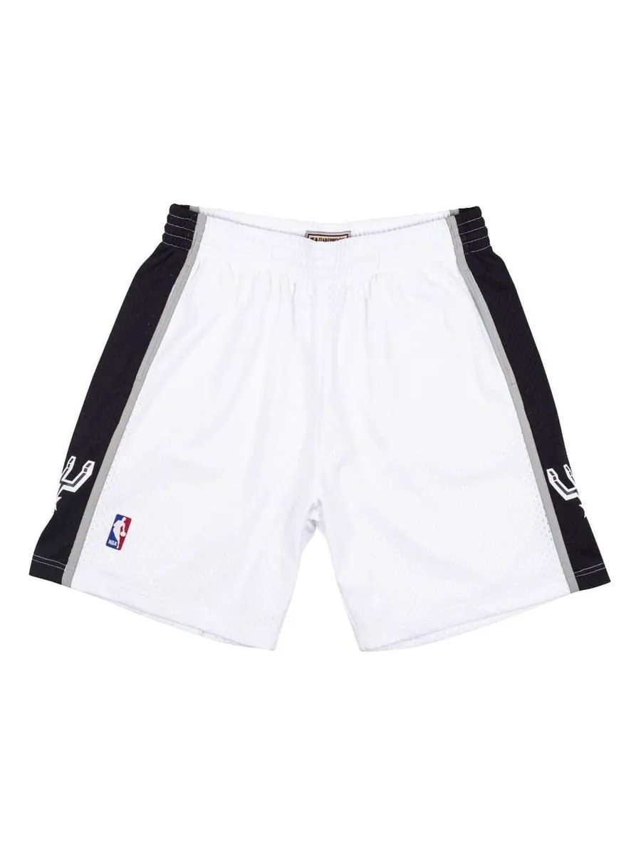 Спортивные шорты Mitchell & Ness NBA Swingman San Antonio Spurs 1998-99 Shorts 'White Black' — изображение 1 из 2, белый